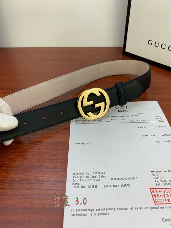 グッチベルト激安素材ディテール